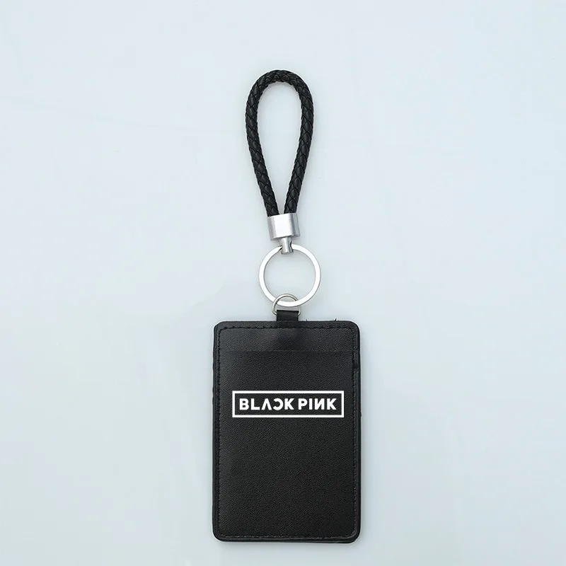 Youpop KPOP BLACKPINK SEVENTEEN TWICE WANNA ONE Album Badge визитная карточка Бизнес-автобус пропуск набор ID Card Holder чехол JCF621 - Окраска металла: BLACKPINK Black