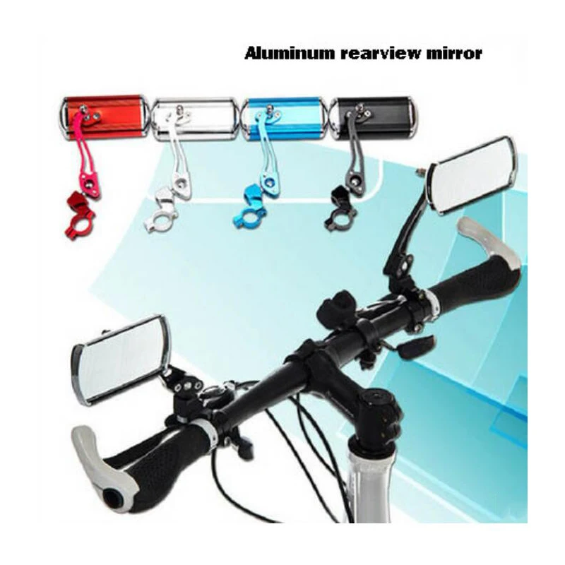 

High Quality Bicycle Rearview Mirror Aluminum Alloy Bicycle Rearview Mirror Bike Rectangle Mirror Bicycle Parts