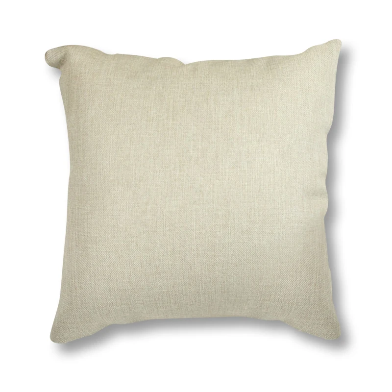 Оптовая продажа маленькая льняная Подушка без рисунка теплопередающая с