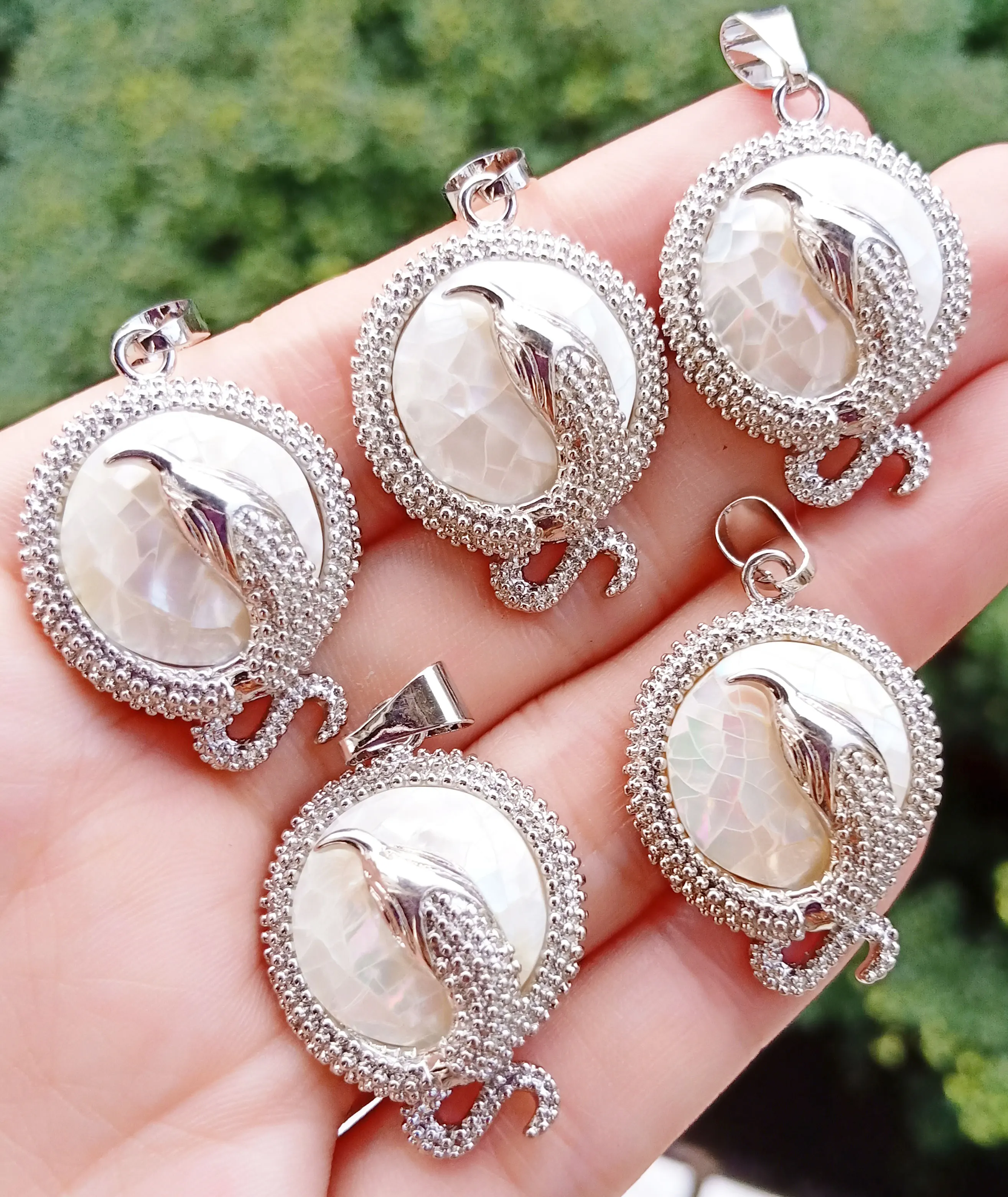 5 шт. натуральный белый корпус змеиная подвеска энергия Рейки Чакра мудрый