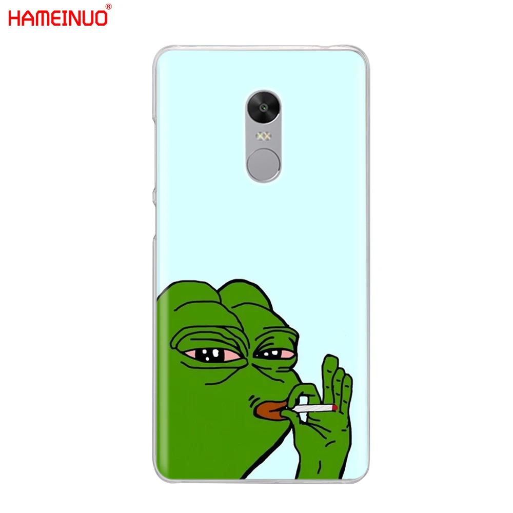 HAMEINUO Милые лягушка мем животных Забавный чехол Обложка Телефон для Xiaomi redmi 5 4 1 1 s 2 3 3 S pro PLUS redmi note 4 4X 4A 5A - Цвет: 40058