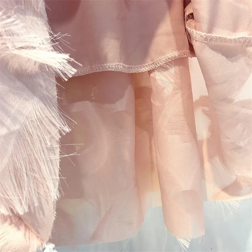 Юбка женская шифоновая средней длины винтажная длинная трапециевидная юбка с