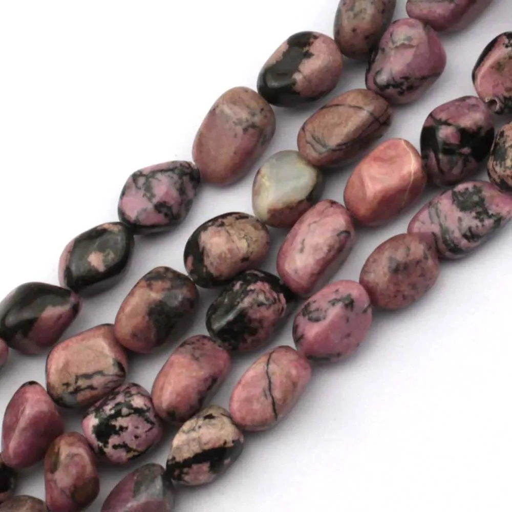 

12-16mm freeform Rhodochrosite beads natural stone beads DIY loose beads for jewelry making strand 15" wholesale !