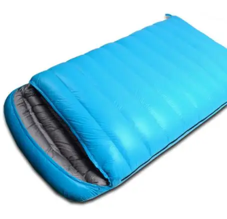 2 Person CS108 Couple Ultralight Camping Spring Sleeping Bag Winter Autumn Envelope Duck Down Filling With 2colors | Спорт и