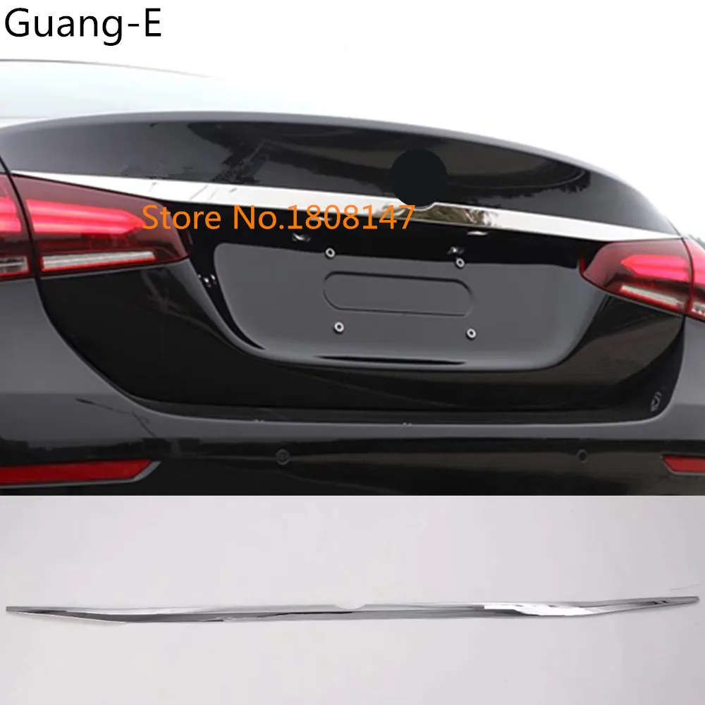 Накладка на заднюю дверь багажника из нержавеющей стали для Mercedes Benz A Class W177 A180 A200 A250