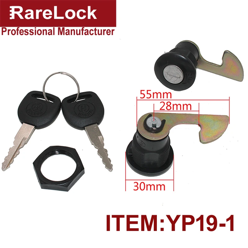 Бесплатная доставка легко устанавливаемые черные замки заднего багажника