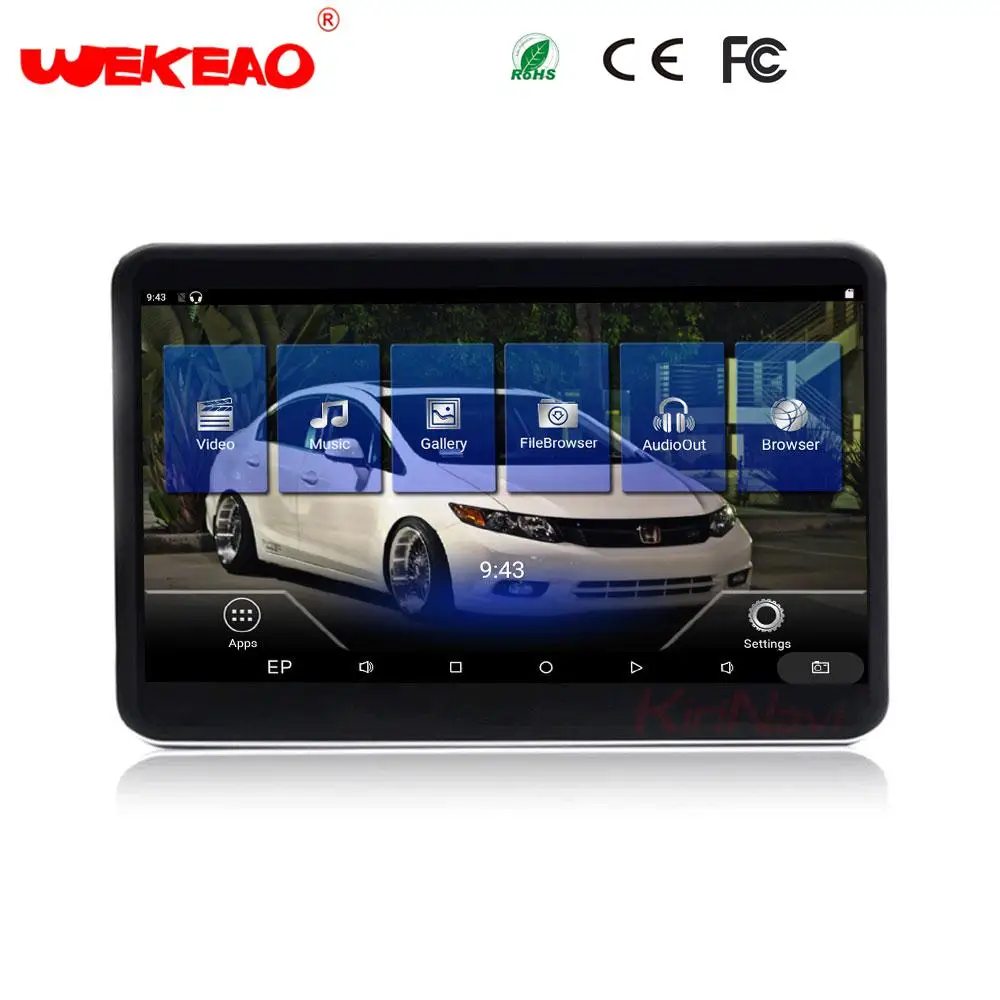 Wekeao дюймов 11 6 подголовник монитор для Benz Android 5 1 сенсорный экран заднего сиденья