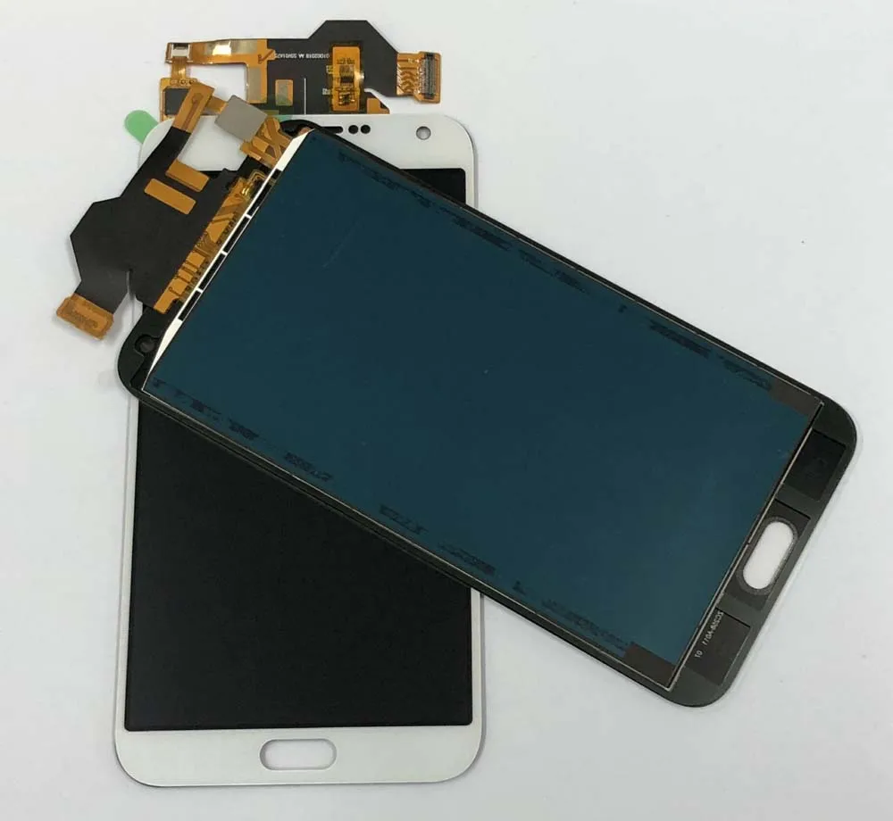 Регулируемая яркость для samsung Galaxy E7 E700 E700H E700M ЖК-дисплей панель сенсорный экран дигитайзер стекло сенсор сборка