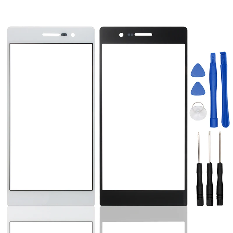 Alesser для huawei P7 внешний Стекло Запчасти объективов Экран протектор сенсорный