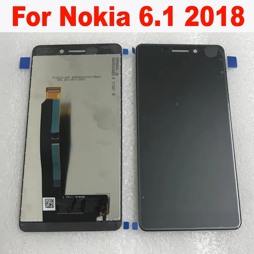 LTPro 6 1 &quotдля Nokia 2018 ЖК дисплей сенсорный экран дигитайзер TA 1043 1045 1050 1054 1068 сборка