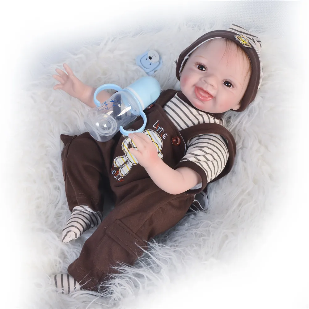 Куклы Bebe boy Reborn игрушки 22 &quot55 см мягкие силиконовые куклы boneca rebon menino для