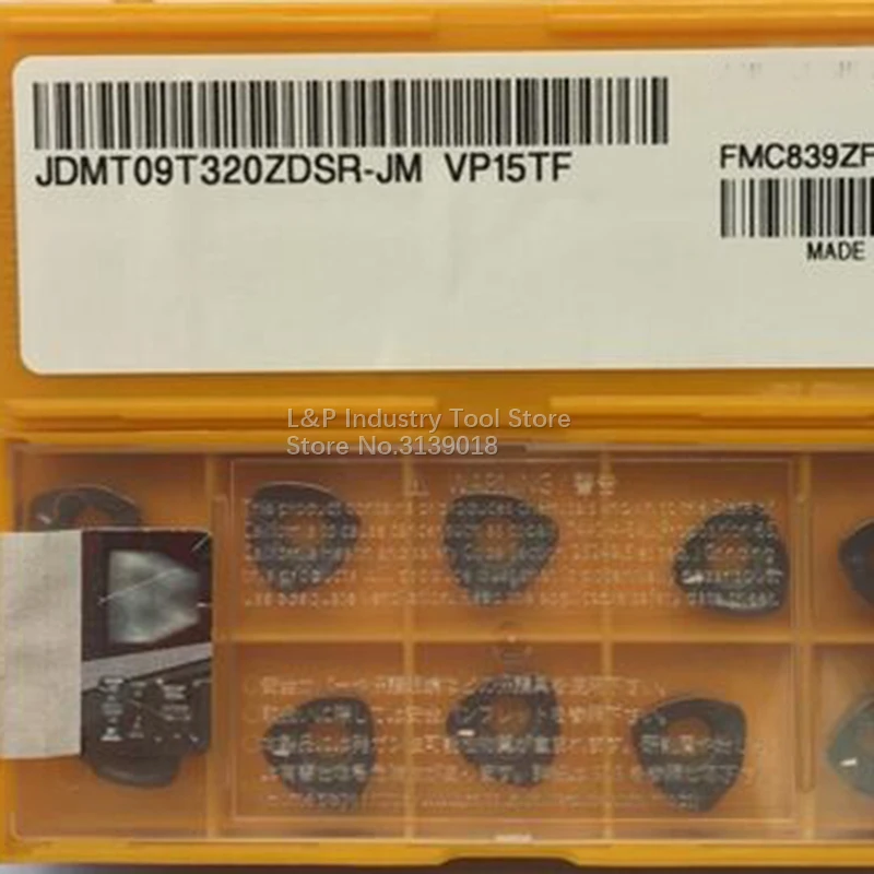 Новые оригинальные Япония бренд хорошее качество JDMT09T320ZDSR JM VP15TF вставки карбида