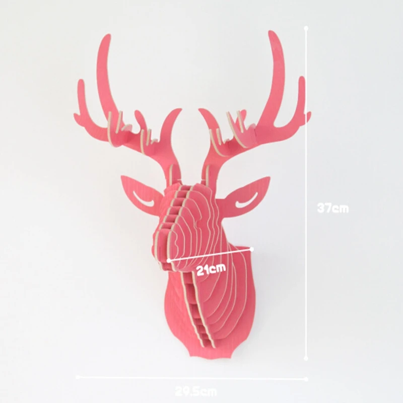 3D головоломка деревянная DIY креативная модель украшения дома животное дикая