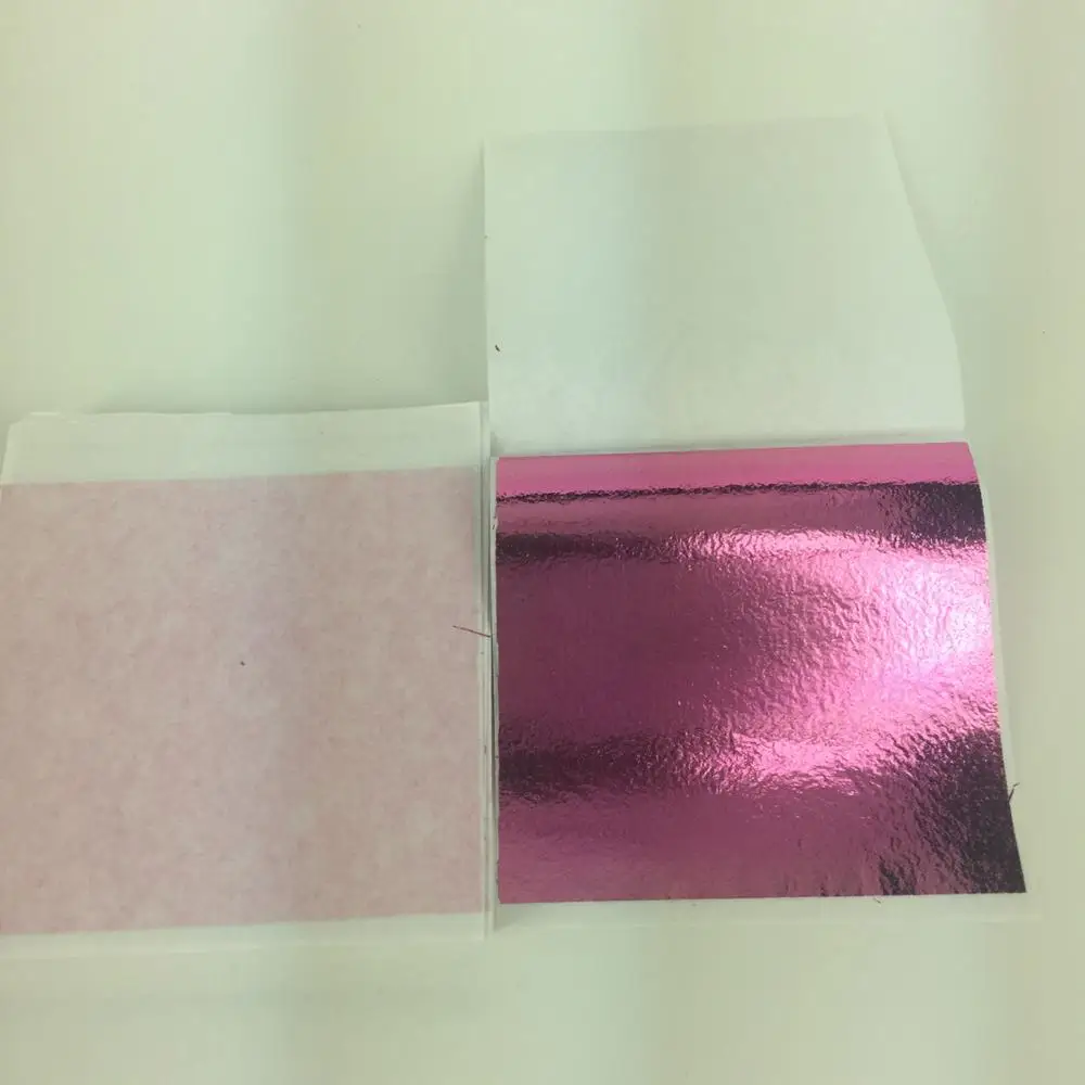 Лист персикового цвета блестящий лист из искусственного золота 8x100 см фольга