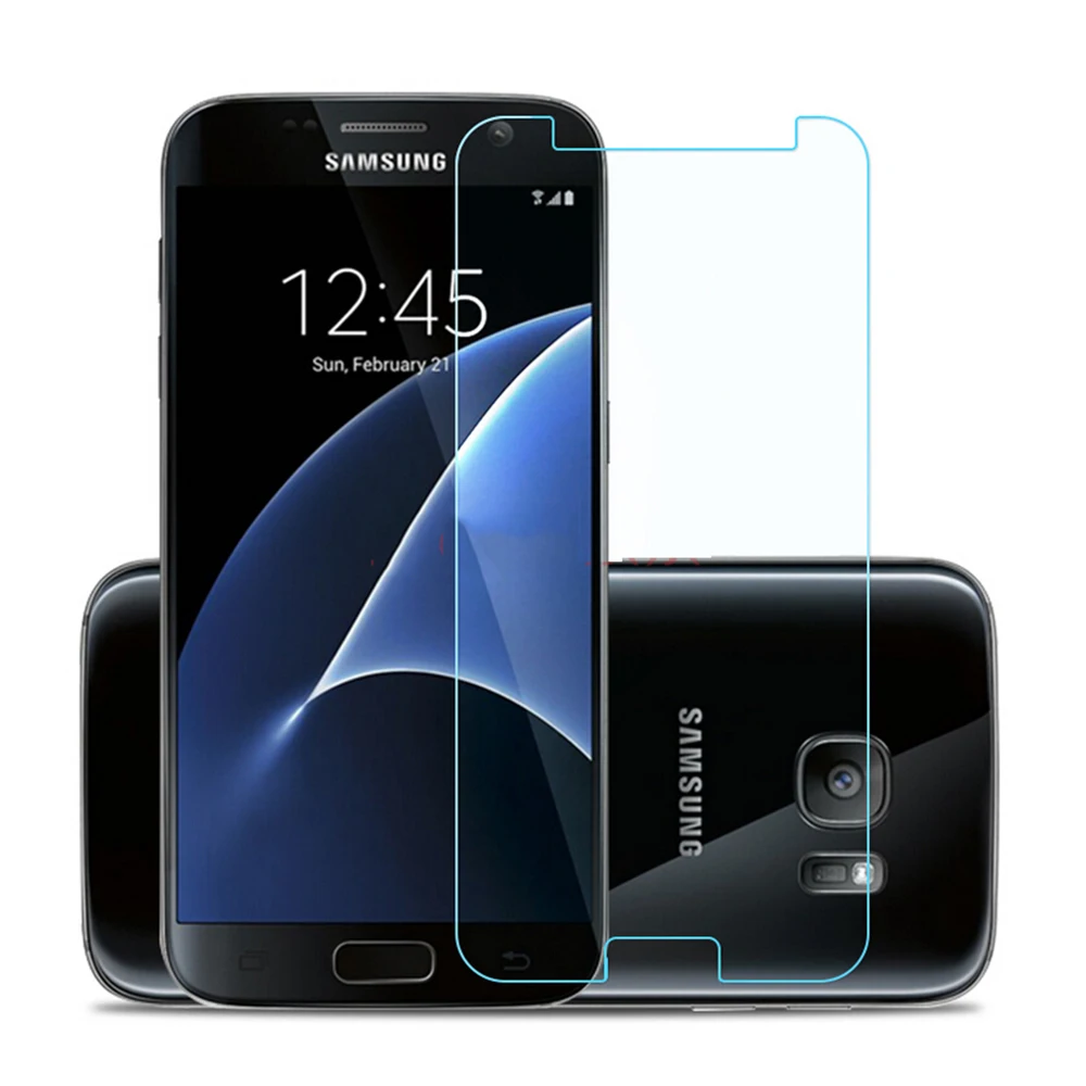 Прозрачная стеклянная пленка для Samsung Galaxy S7 G930F Защитная экрана из закаленного