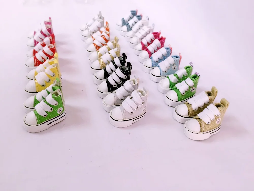 Туфли для кукол Blyth 3 8 см из ткани и кожи | Игрушки хобби