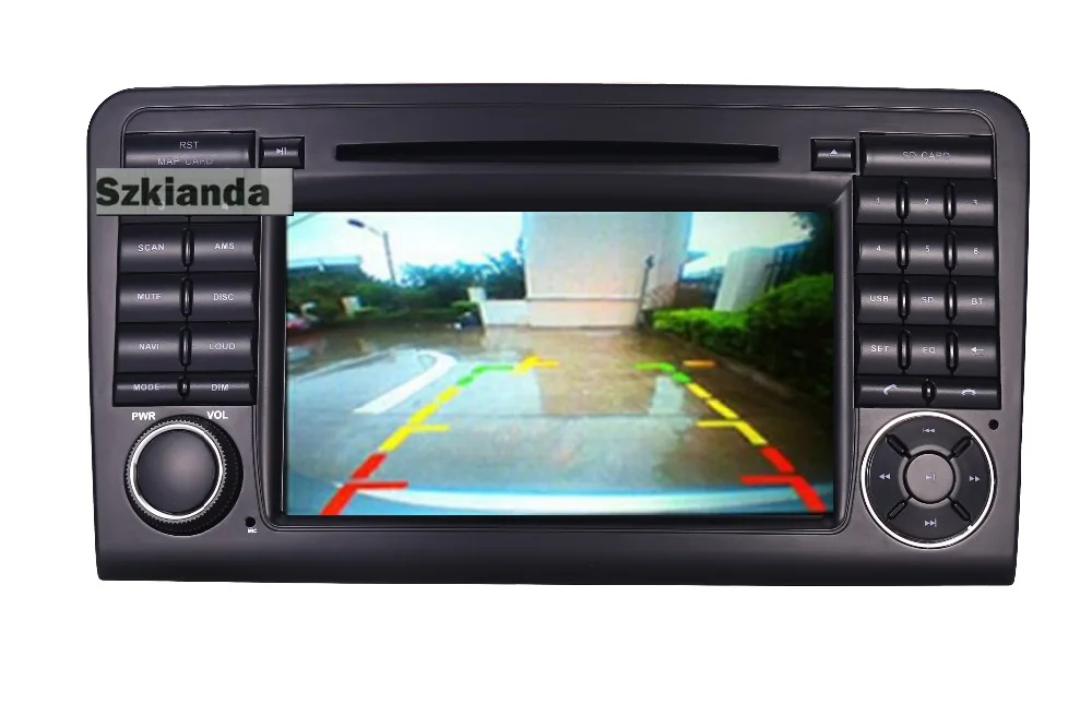 7-дюймовый сенсорный экран 2 din автомобильный dvd-плеер для Mercedes Benz ML GL CLASS W164 ML350 ML500