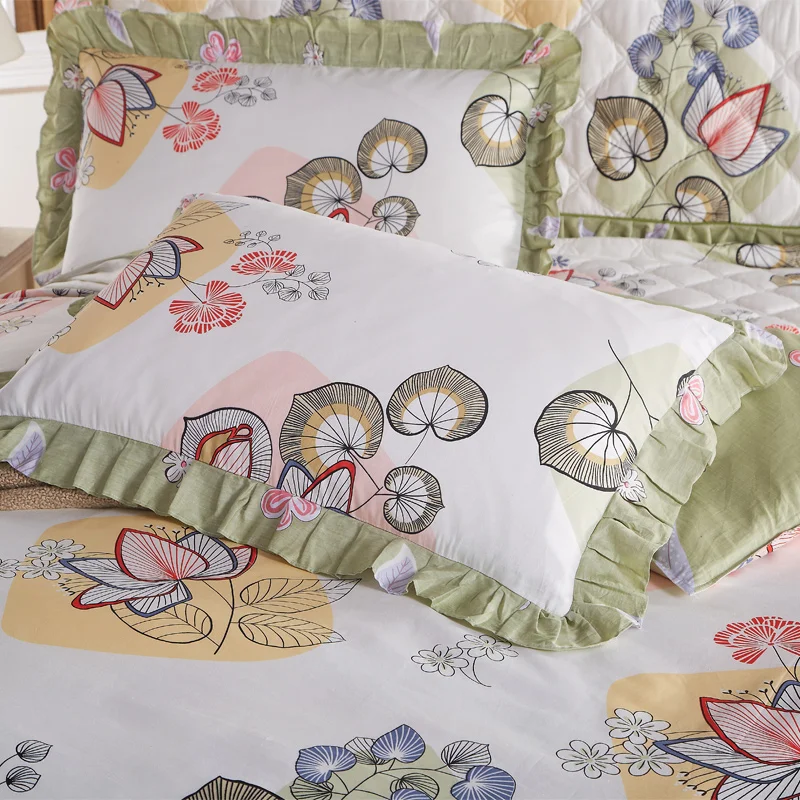 4 шт. 100% хлопок с принтом роскошные комплекты постельного белья королева