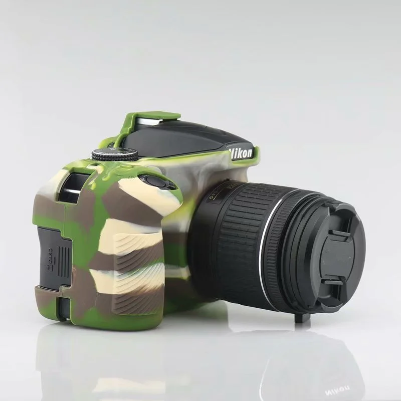 Мягкий силиконовый резиновый чехол для корпуса камеры Nikon D3400 DSLR защитная кожа