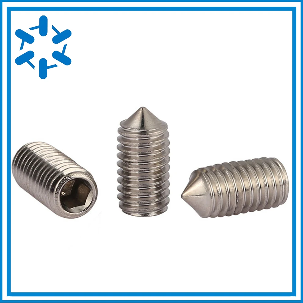 (100 шт./лот) Высококачественный DIN914 набор винтов из нержавеющей стали 304 M5 M6 M8 * L = 4 5