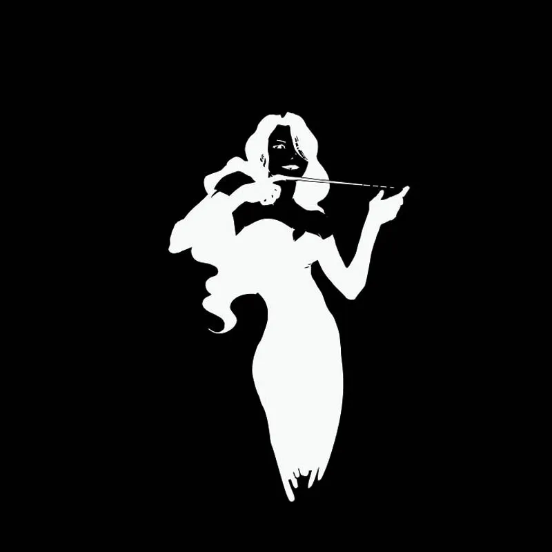 YJZT 8.7*14CM Жирная девушка машет кнутом, ищет веселье. Популярный модный стиль. Виниловая наклейка для автомобиля черного/серебряного цвета C20-0790.