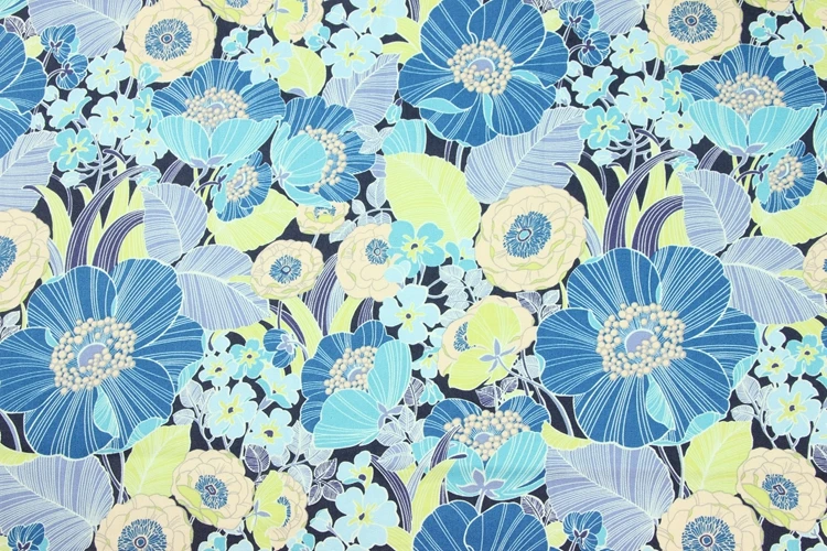 Nordic Style 100% Cotton Fabric Beautiful Floral Prints DIY for Cushion Cover/Dress/Handbag Oxford | Дом и сад