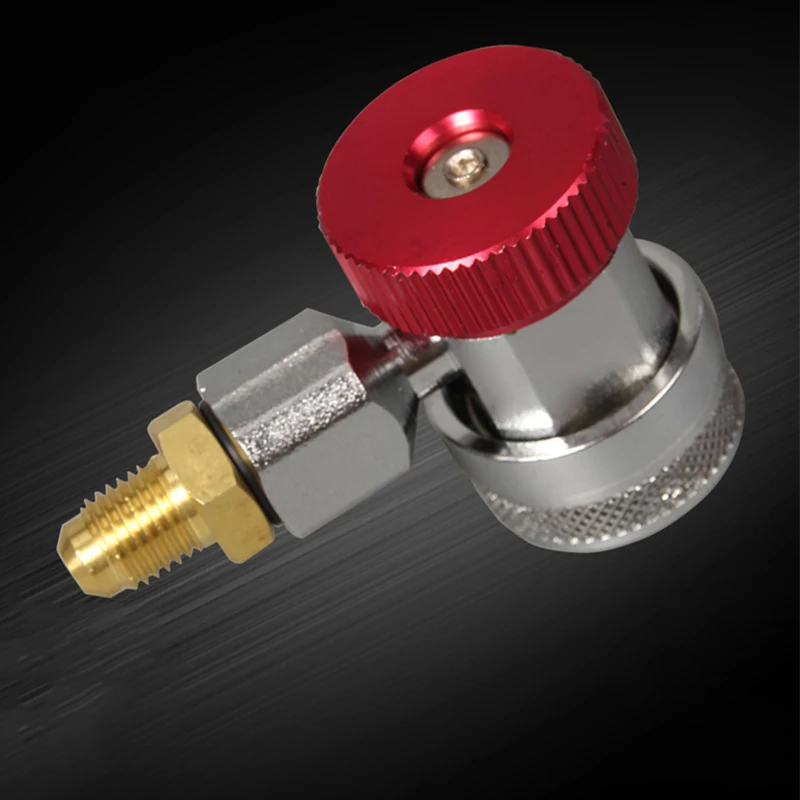 HVAC Manual Coupler Connector Adapter High/Low Side Pressure R134a 1/4&quot SAE High Quality For Car A/C Auto Air Conditioning | Автомобили