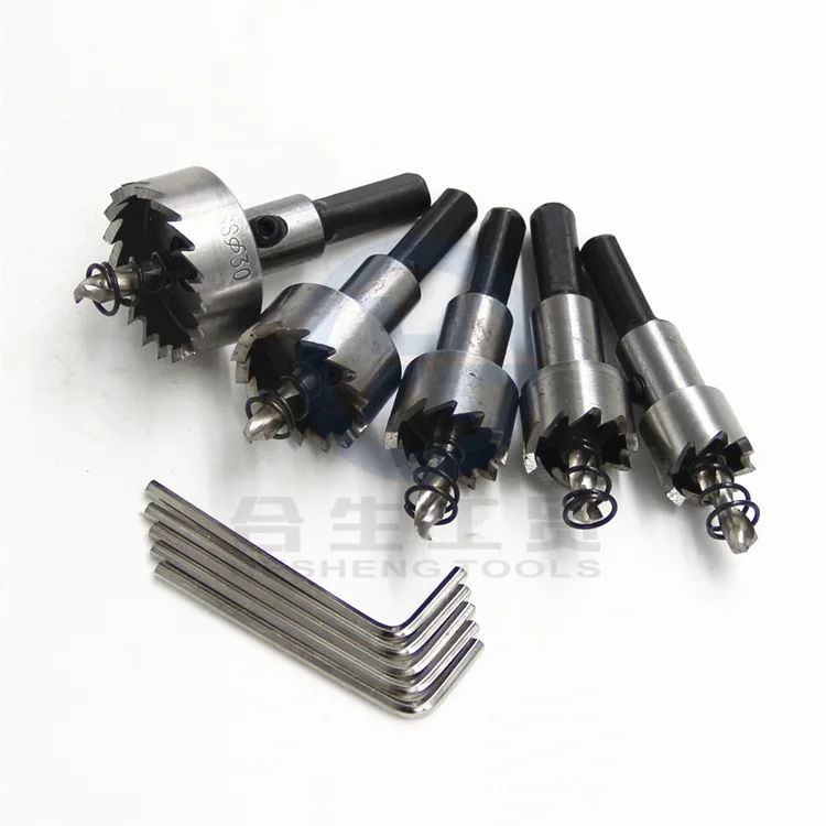 10 шт./компл. карбид наконечник HSS сверла Набор отверстий для пилы нержавеющая