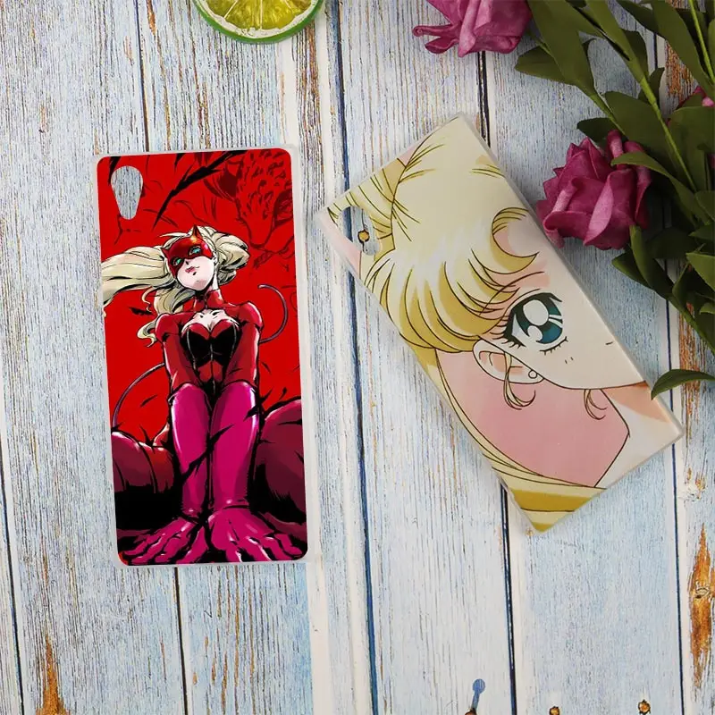 Прозрачный чехол Megami Tensei Persona для Sony Xperia Z3 Z5 Premium M4 Aqua M5 X XA XA1 C4 C5 E4 E5 XZ XZ2 Compact Plus |
