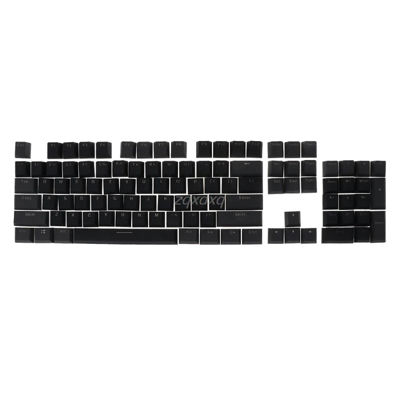 Полупрозрачный двойной выстрел PBT 104 KeyCaps с подсветкой для вишни клавиатура MX