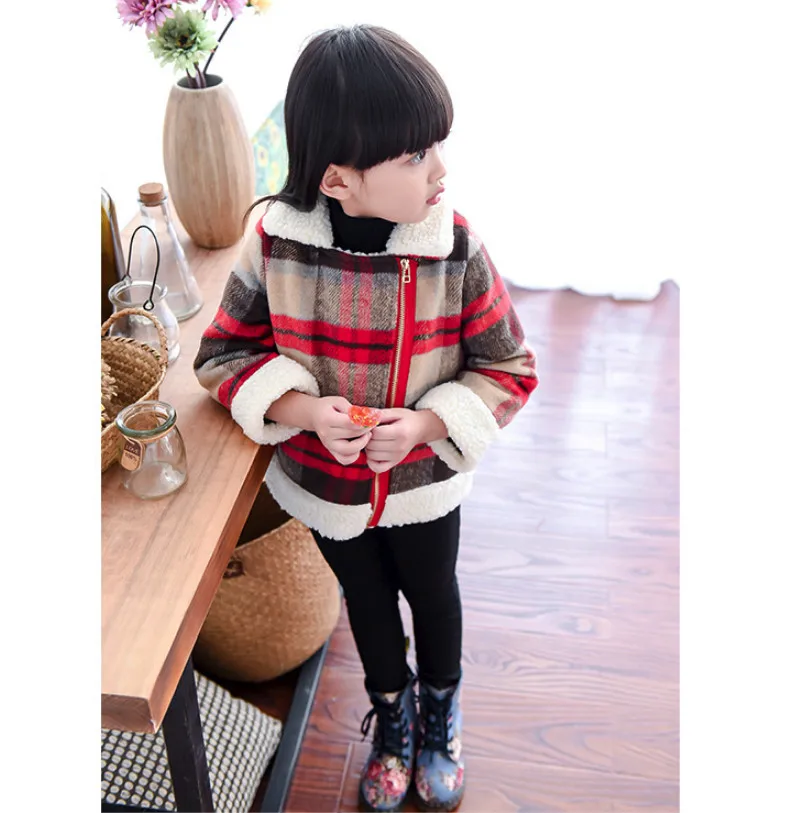 Новинка верхняя одежда для маленьких девочек детские пальто детская теплая