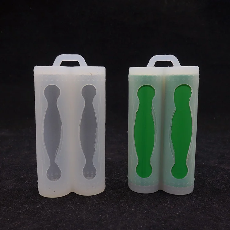 

dual 18650 battery silicone cases soft battery protective skin covers
