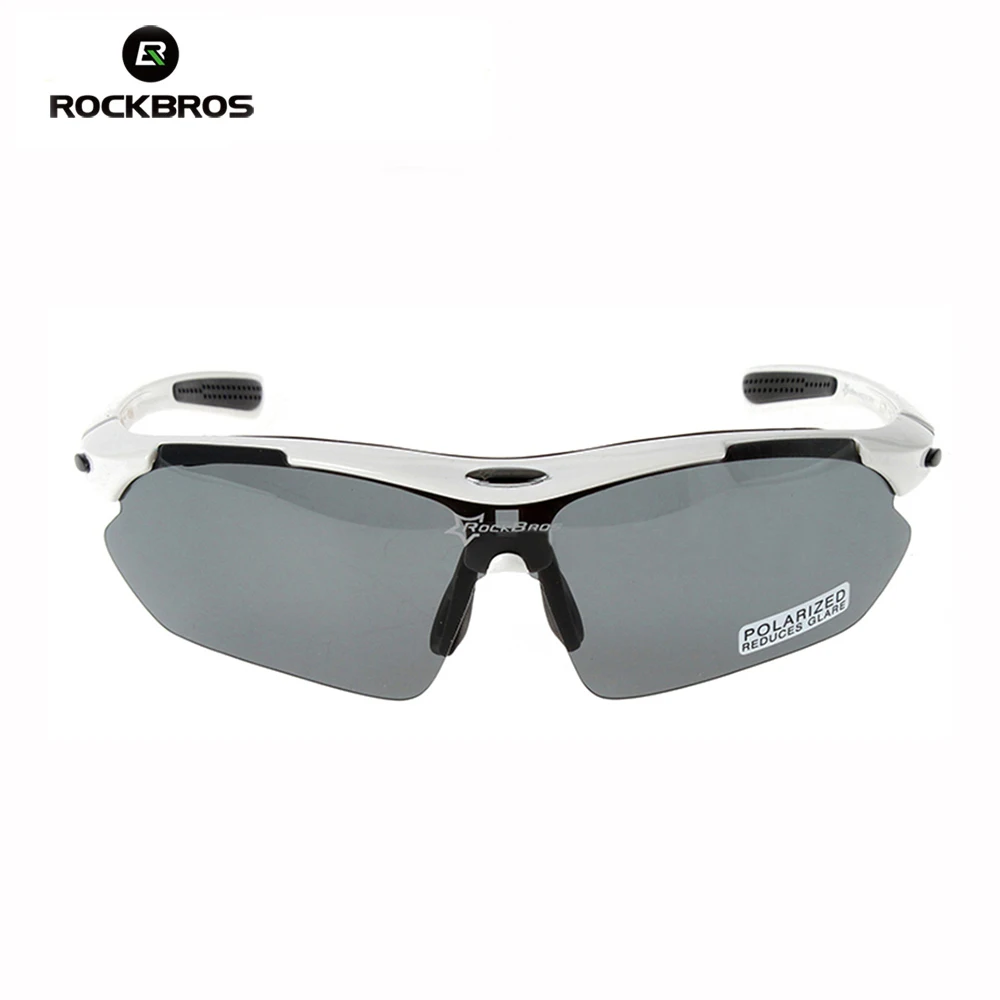 ROCKBROS поляризационные спортивные мужские солнцезащитные очки для шоссейного велоспорта, очки для горного велосипеда, защитные очки для езды на велосипеде, очки с 5 линзами