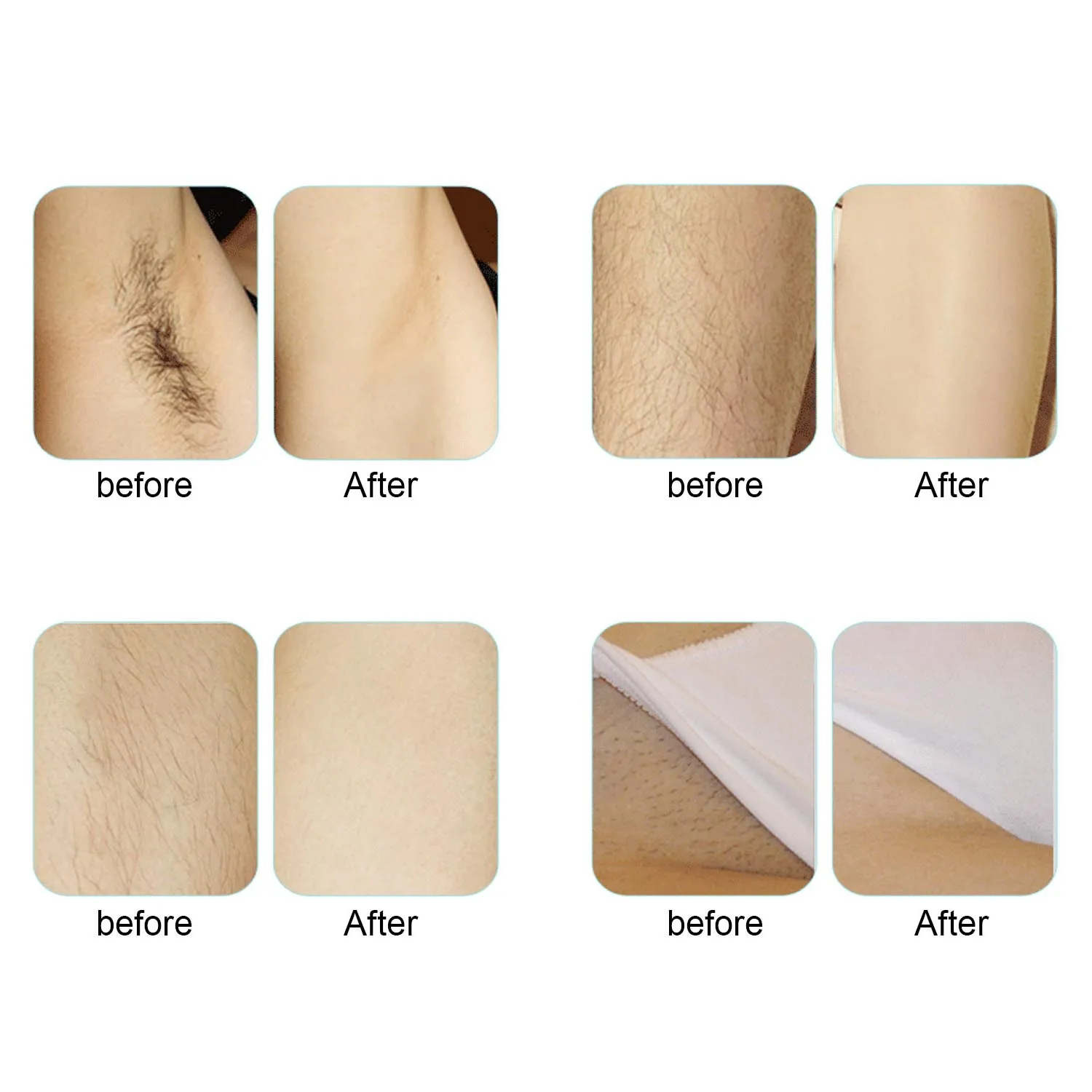 Набор для удаления волос 3 упаковки твердые восковые бобы депиляции с 20