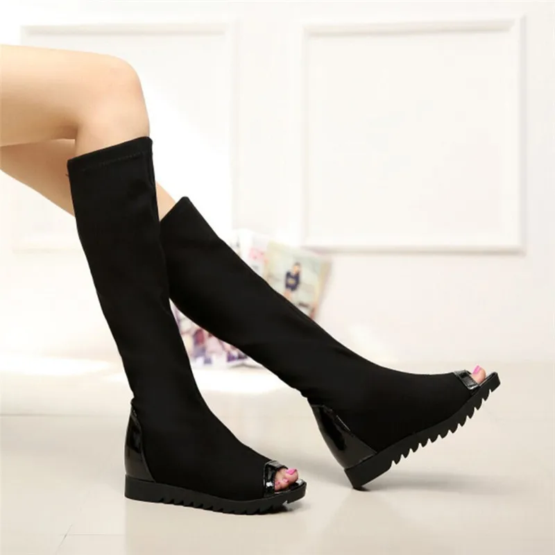 Бесплатная доставка черная обувь для косплея Харуно Сакура ботинки в стиле