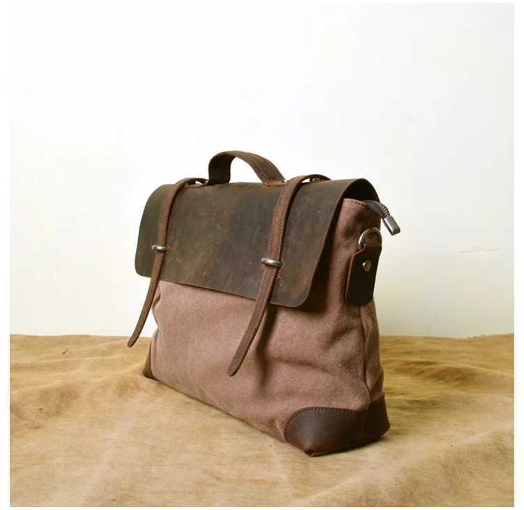 Бесплатная доставка 2019 Модные Винтажные коммерческих из воловьей кожи сумки