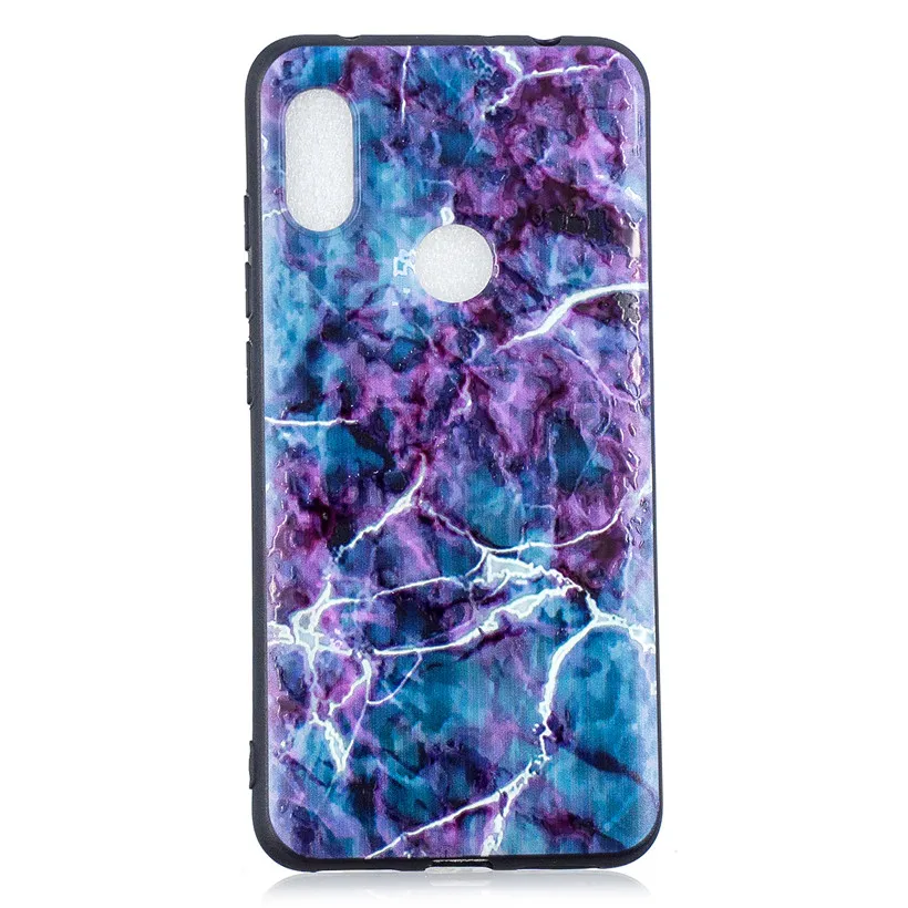 HEMASOLY Case For Xiaomi Redmi Note 6 Soft TPU Silicone Relif Painted Back Cover |