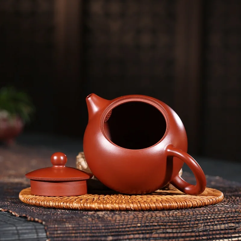 Фиолетовый чайник 260 мл Исин известная ручная работа Dahongpao с шариковым отверстием Xi Shi горшок гладкая вода питьевая утварь WSHYUFEI