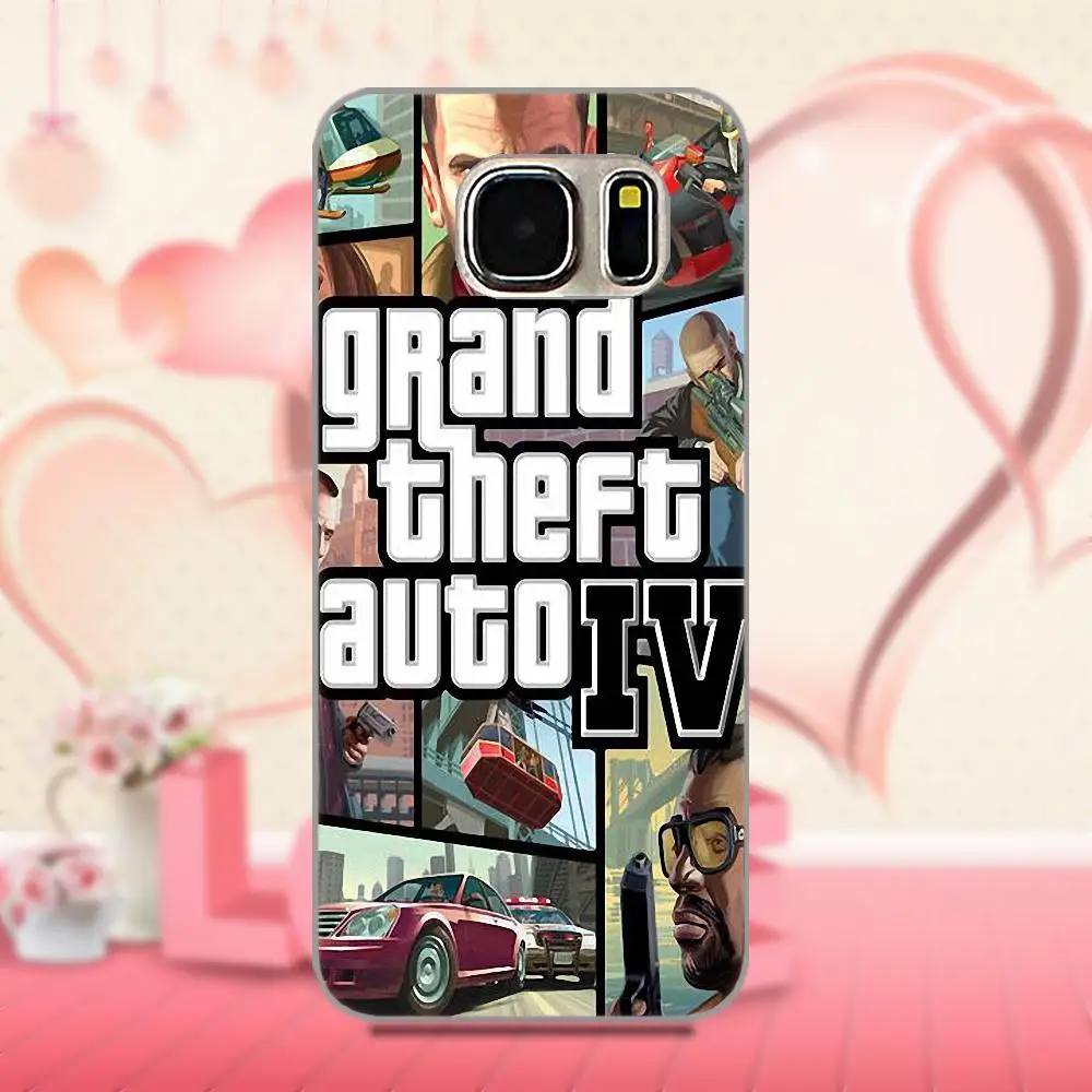 Чехол для телефона из Gta V 5 с изображением Франклина и порезов Samsung Galaxy A3 A5 A7 J1 J3 J5 J7