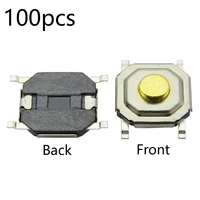 best selling 100pcs mini micro momentary tactile push button switch 441 5mm 4 pin keys button