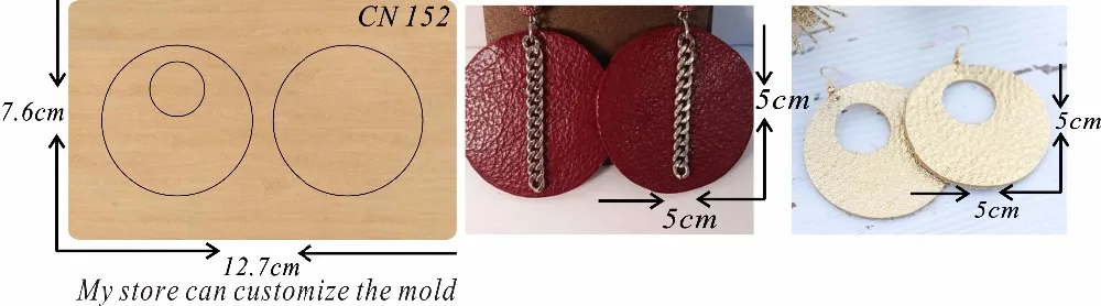Серьги ручной работы/32 новая деревянная форма для скрапбукинга Thickness-15.8mm | Дом и