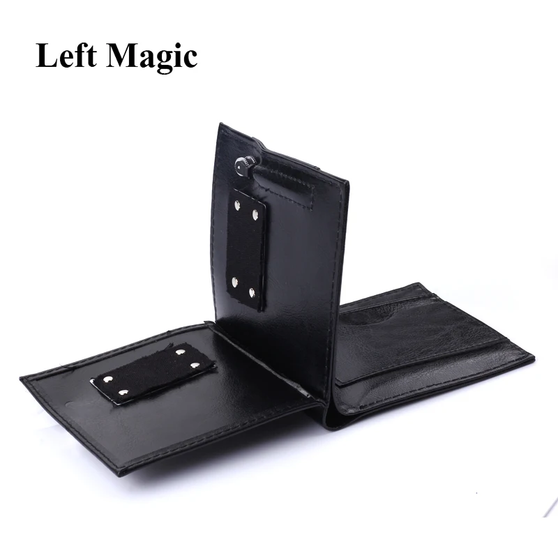 Огненный кошелек волшебные трюки кожаный бумажник волшебный трюк для сцены