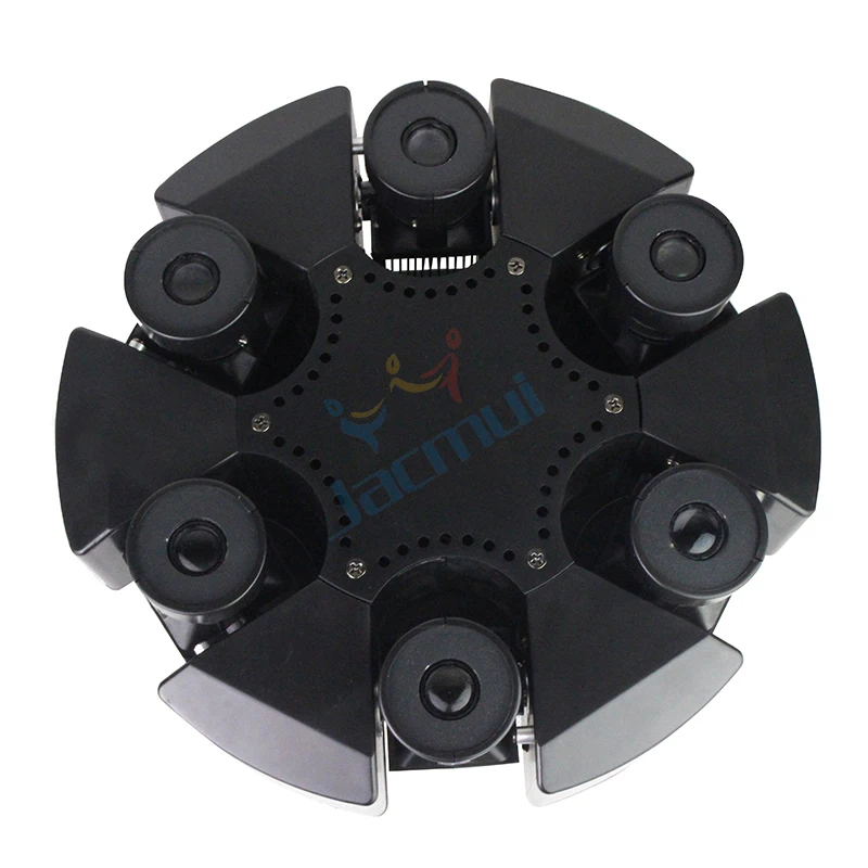 Новая модель полноцветных 6 головок умный луч лазерный движущийся головной свет