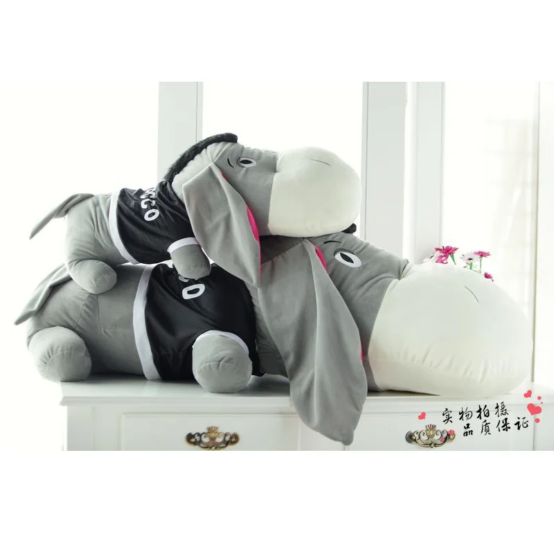 Милый плюшевый Ослик игрушки лежа жесты подушка анимация вещи животных мягкая