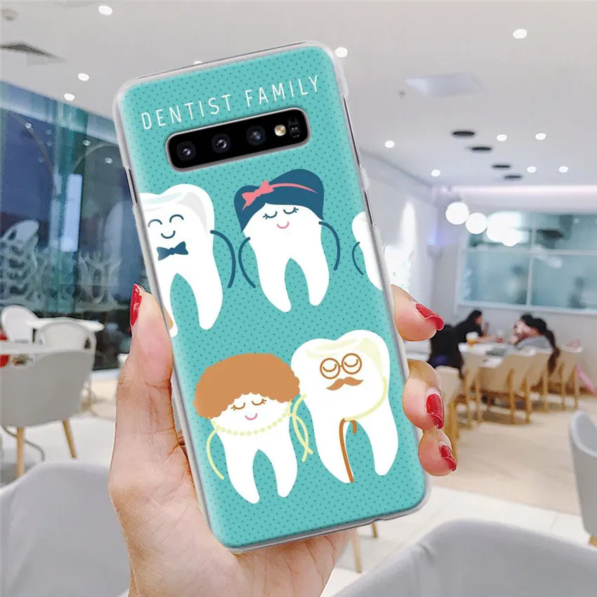 Стоматолог зубов чехол для телефона для samsung Galaxy S10e S10 плюс S7 S8 S9 Plus, Note 8, 9, 10, плюс S10 5G M20 M30 жесткий чехол Coque