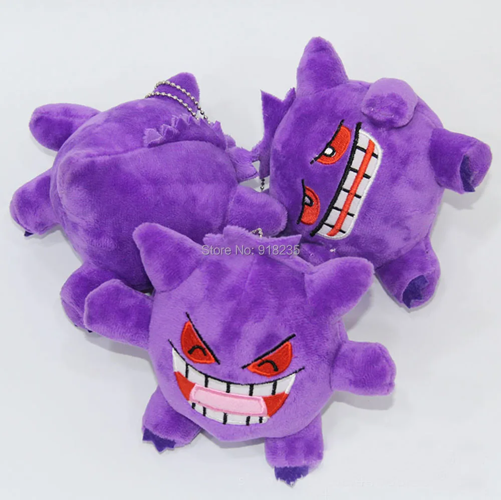 " 13 см Плюшевые игрушки Gengar кукла-брелок для ключей мягкий аниме мультфильм для детей мягкие игрушки SYTJ