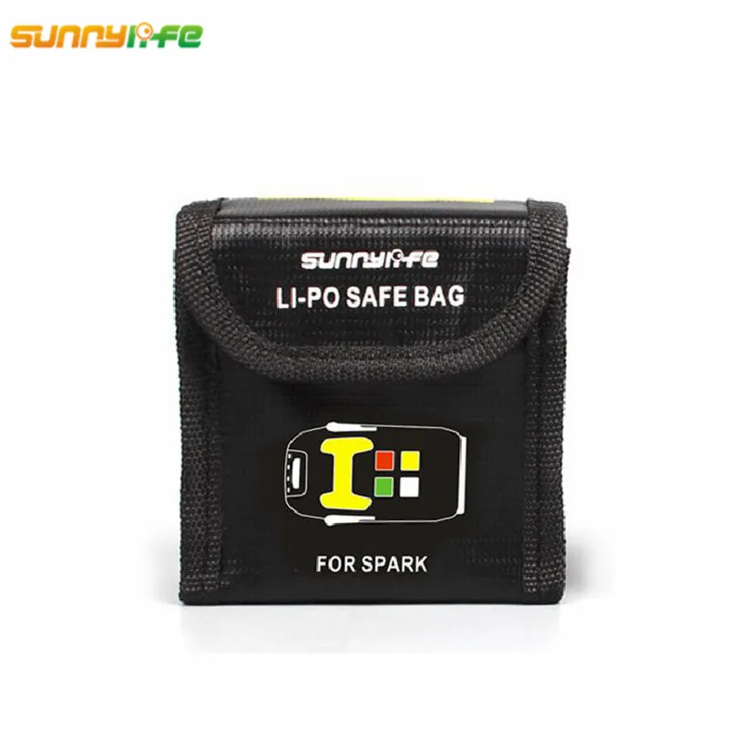 Lipo battery Fireproof Protective bag Heat Resistance Radiation protection Pocket explosion-proof safe storage Box DJI SPARK | Электроника
