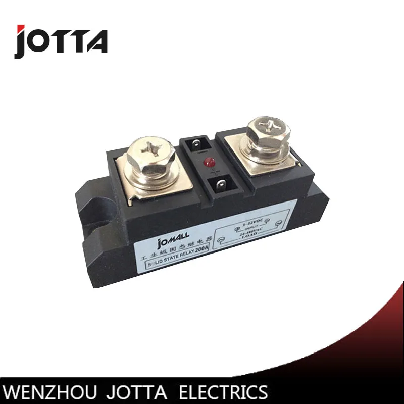 60A промышленные однофазные твердотельные реле SSR 60A вход 4-32VDC выход 24-680AC