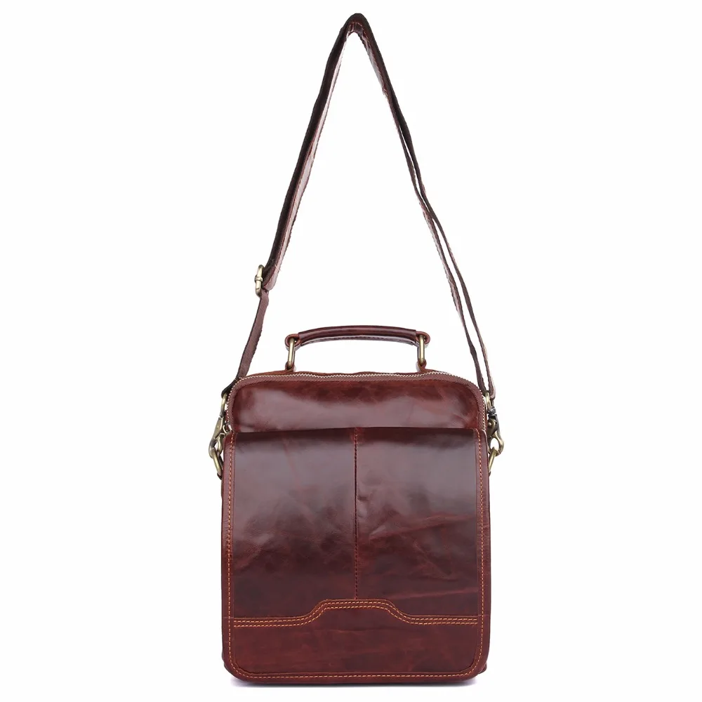 J.M.D мужская сумка мессенджер из натуральной кожи винтажная Сумка слинг 1018Q|leather men