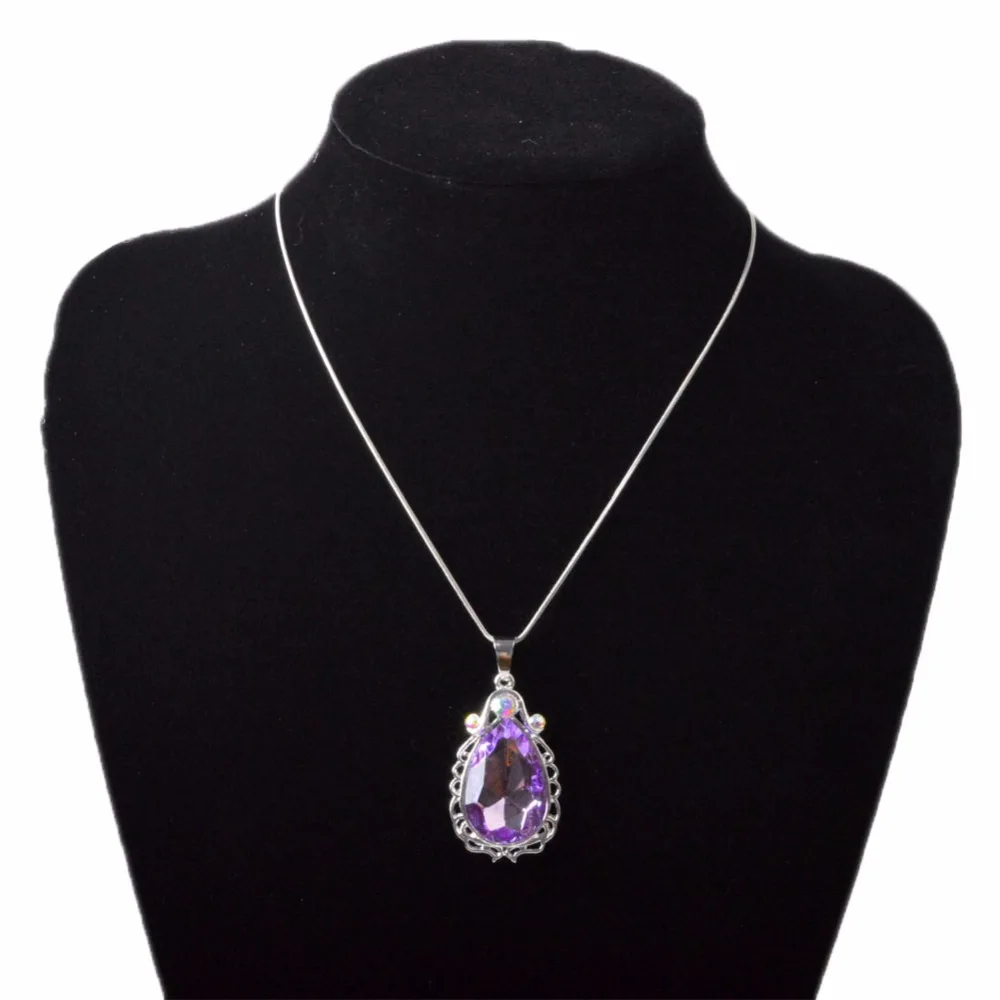 Новое ожерелье Sofias Amulet принцессы с подарочной коробкой Фиолетовое Женское